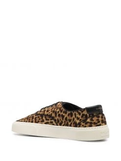 Saint Laurent Venice leopard-print sneakers