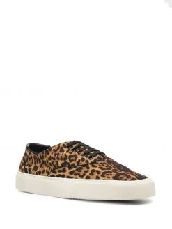 Saint Laurent Venice leopard-print sneakers