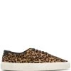 Saint Laurent Venice leopard-print sneakers