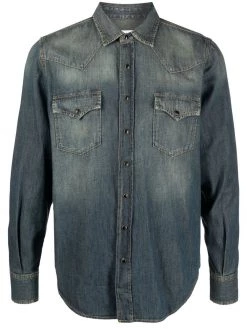 Saint Laurent western denim shirt