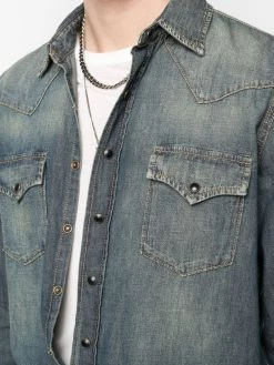 Saint Laurent western denim shirt