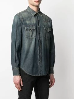 Saint Laurent western denim shirt