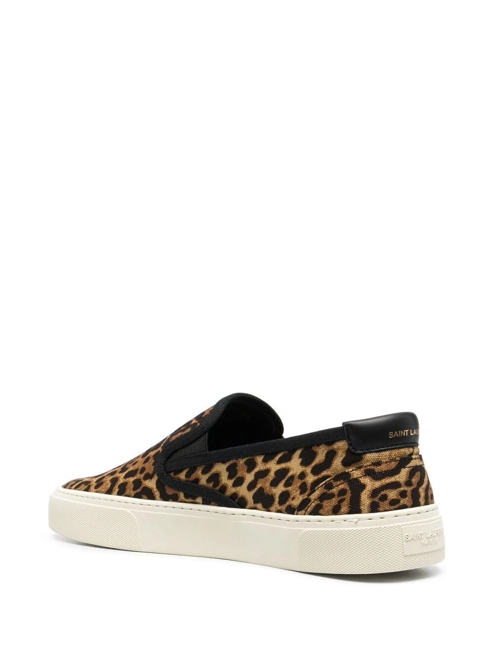 Saint Laurent leopard-print slip-on sneakers