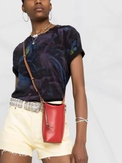 Saint Laurent tie-dye print logo T-shirt