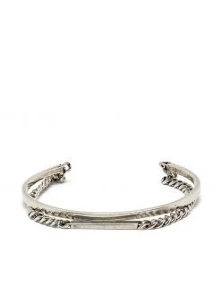 Saint Laurent logo-plaque cable-link bracelet