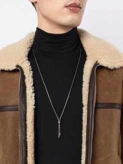 Saint Laurent Bolo brass necklace