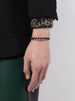 Saint Laurent cable-link metal bracelet