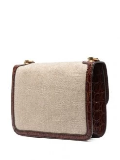 Saint Laurent debossed-logo shoulder bag