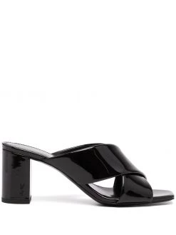 Saint Laurent Loulou leather mules