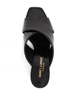 Saint Laurent Loulou leather mules