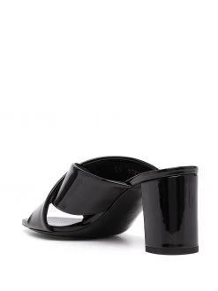 Saint Laurent Loulou leather mules