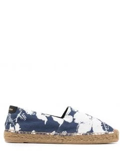 Saint Laurent floral print espadrilles