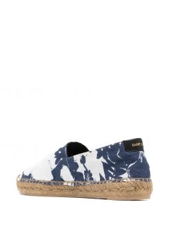 Saint Laurent floral print espadrilles
