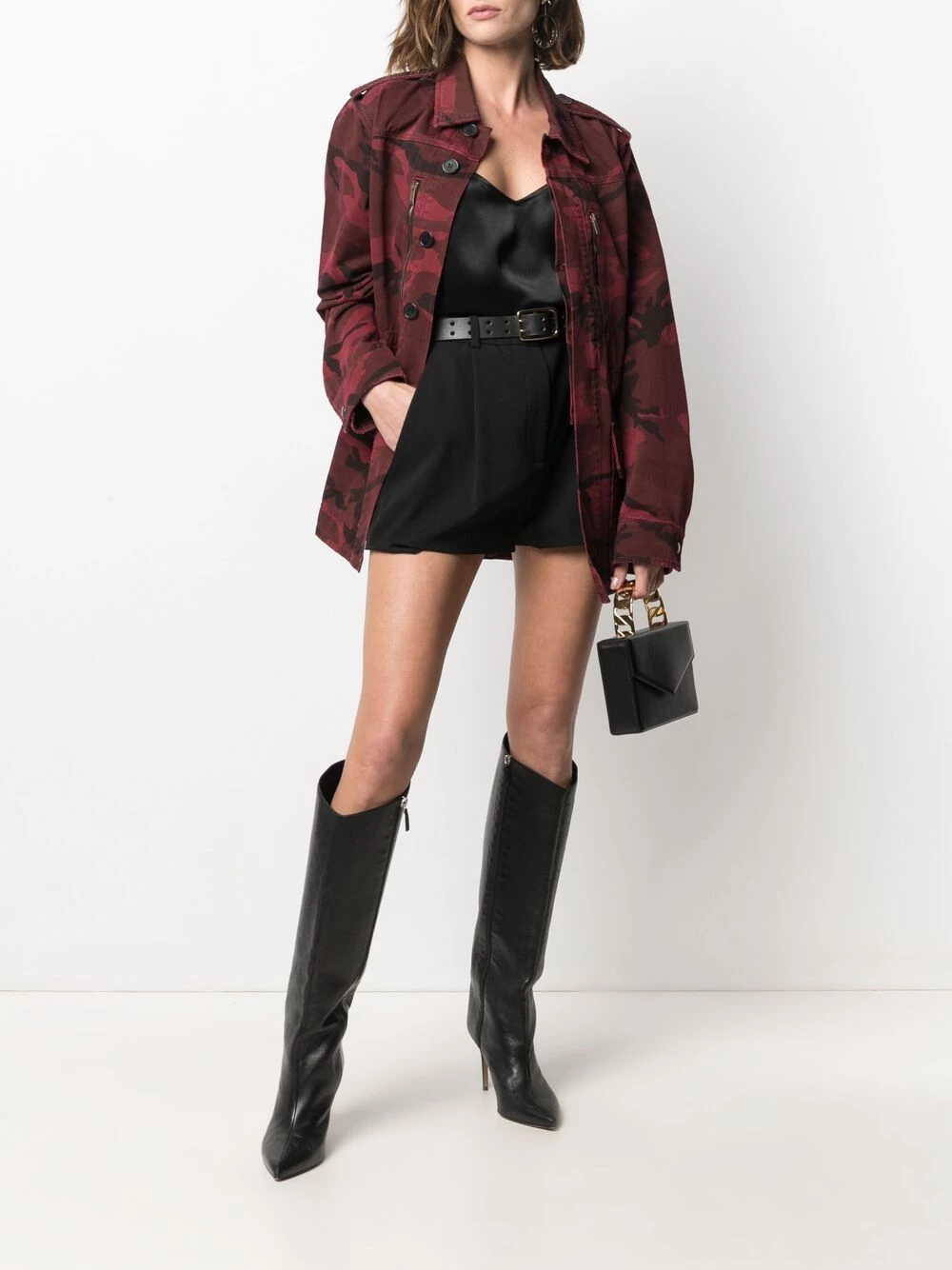 Saint Laurent camouflage-print jacket