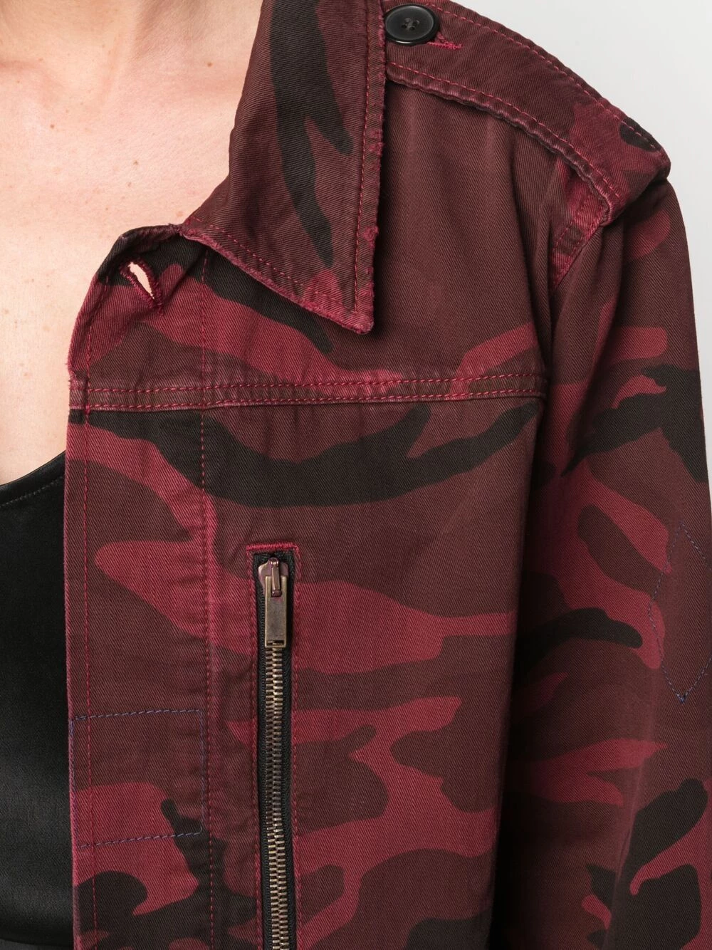 Saint Laurent camouflage-print jacket