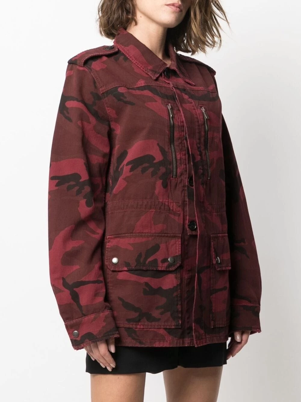 Saint Laurent camouflage-print jacket