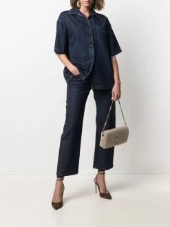 Saint Laurent Kate 99 linen shoulder bag