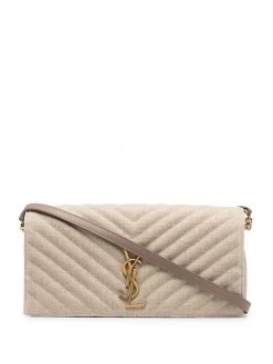Saint Laurent Kate 99 linen shoulder bag