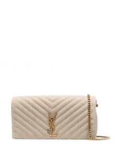 Saint Laurent Kate 99 linen shoulder bag