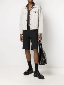 Saint Laurent fringed denim jacket