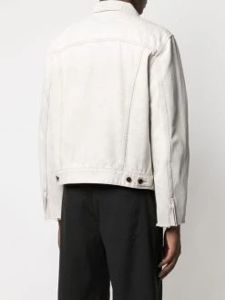 Saint Laurent fringed denim jacket