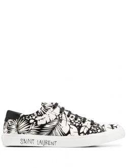 Saint Laurent Malibu foliage-print sneakers