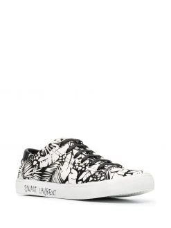 Saint Laurent Malibu foliage-print sneakers