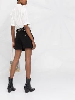 Saint Laurent V-neck short-sleeve shirt