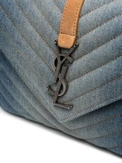 Saint Laurent medium College denim shoulder bag