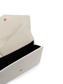 Saint Laurent Uptown crocodile-effect clutch bag