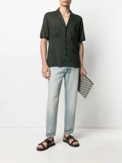 Saint Laurent distressed-finish denim jeans