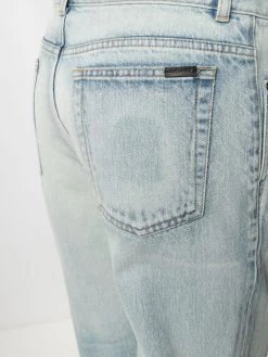 Saint Laurent distressed-finish denim jeans