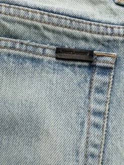 Saint Laurent distressed-finish denim jeans