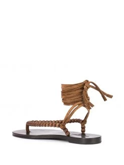 Saint Laurent beaded flat sandals