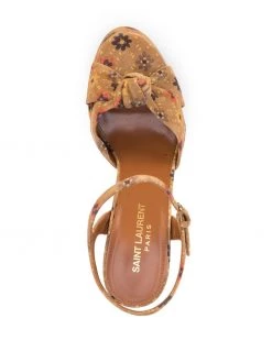 Saint Laurent Bianca 85mm platform sandals