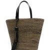 Saint Laurent Panier striped tote bag