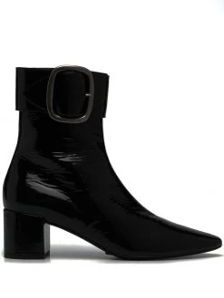 Saint Laurent Joplin 50mm buckle detail boots