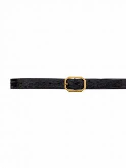 Saint Laurent double buckle belt