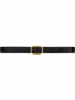 Saint Laurent double buckle belt