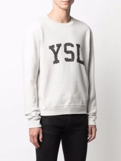 Saint Laurent logo-print sweatshirt