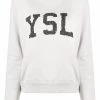 Saint Laurent logo-print cotton sweatshirt