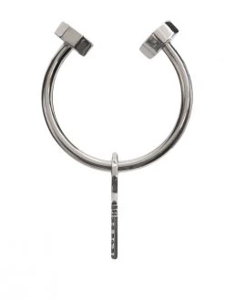 Saint Laurent logo-engraved keychain