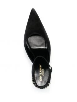 Saint Laurent crystal chain-trim pumps