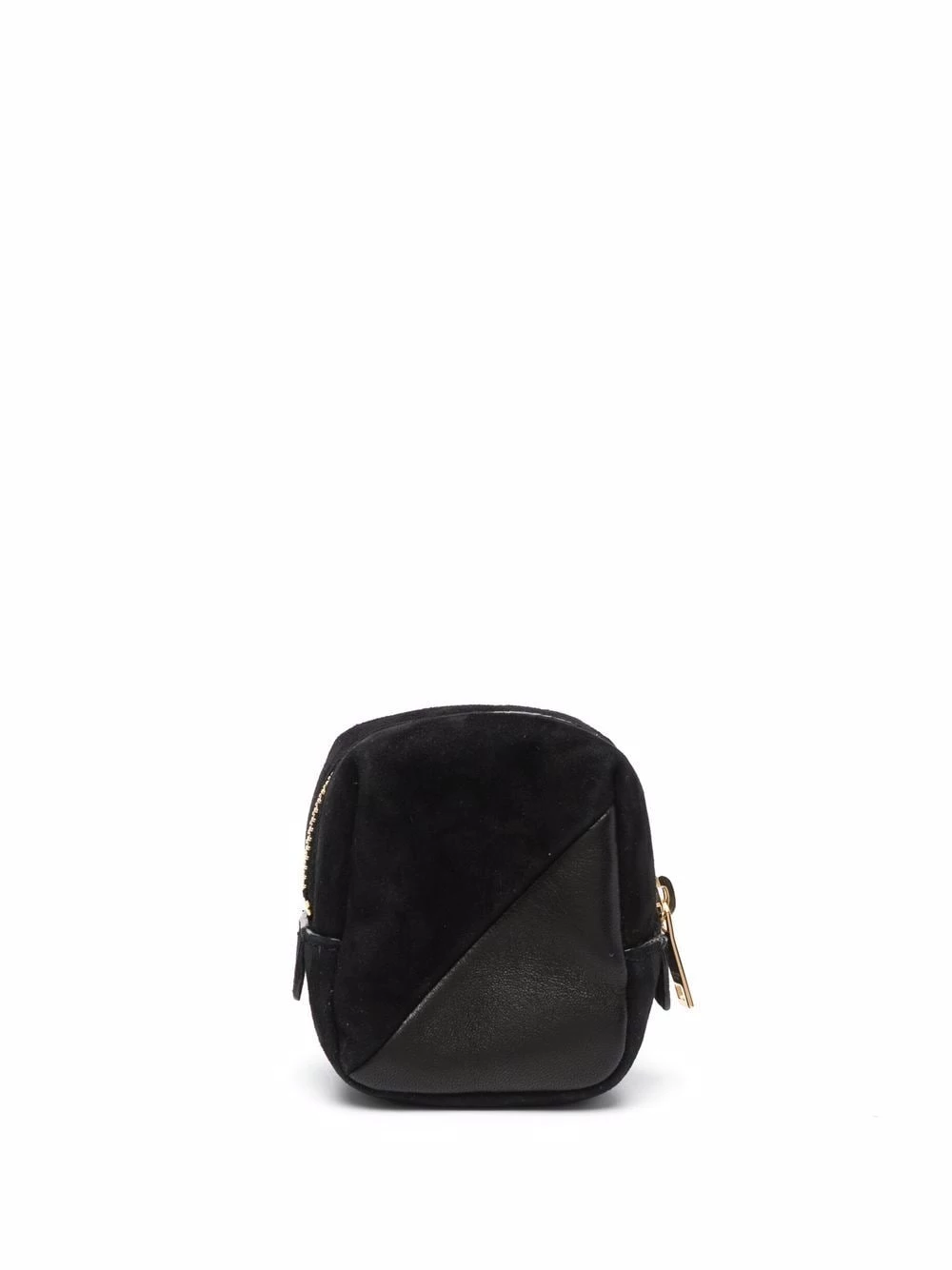 Saint Laurent logo-plaque panelled pouch