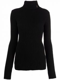 Saint Laurent ribbed-knit roll-neck jumper