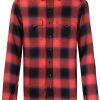 Saint Laurent check-print long-sleeve shirt