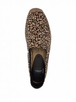 Saint Laurent abstract-pattern print espadrilles