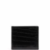 Saint Laurent croco-effect wallet