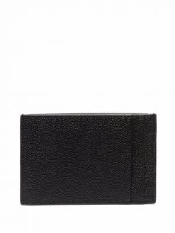 Saint Laurent textured-leather clutch