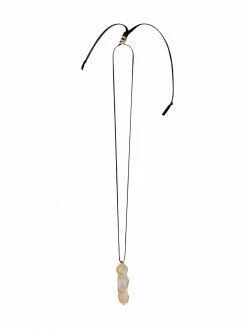 Saint Laurent rock crystal necklace